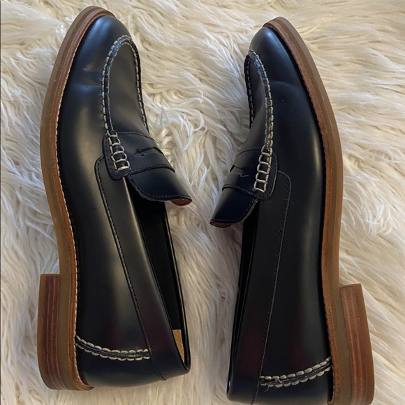 Sperry Men's Black Loafers with Tan Soles size 10.5 BNWOT see all photos - Picture 12 of 12